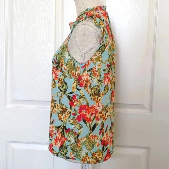 Rose + Olive Floral Blouse - Picture 3 of 6